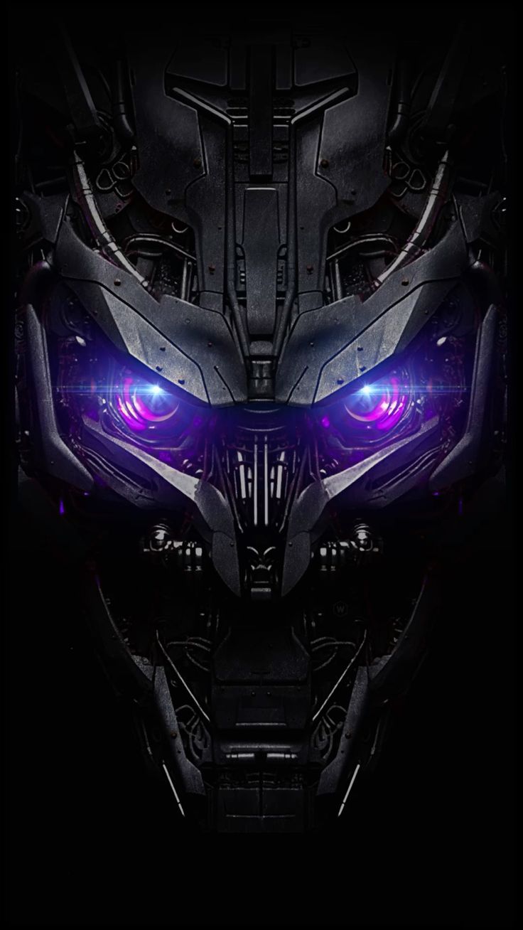 No Degree EA automated trading robot with glowing violet eyes